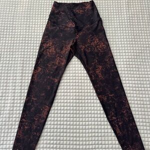 Purple and Orange Patterned Leggings